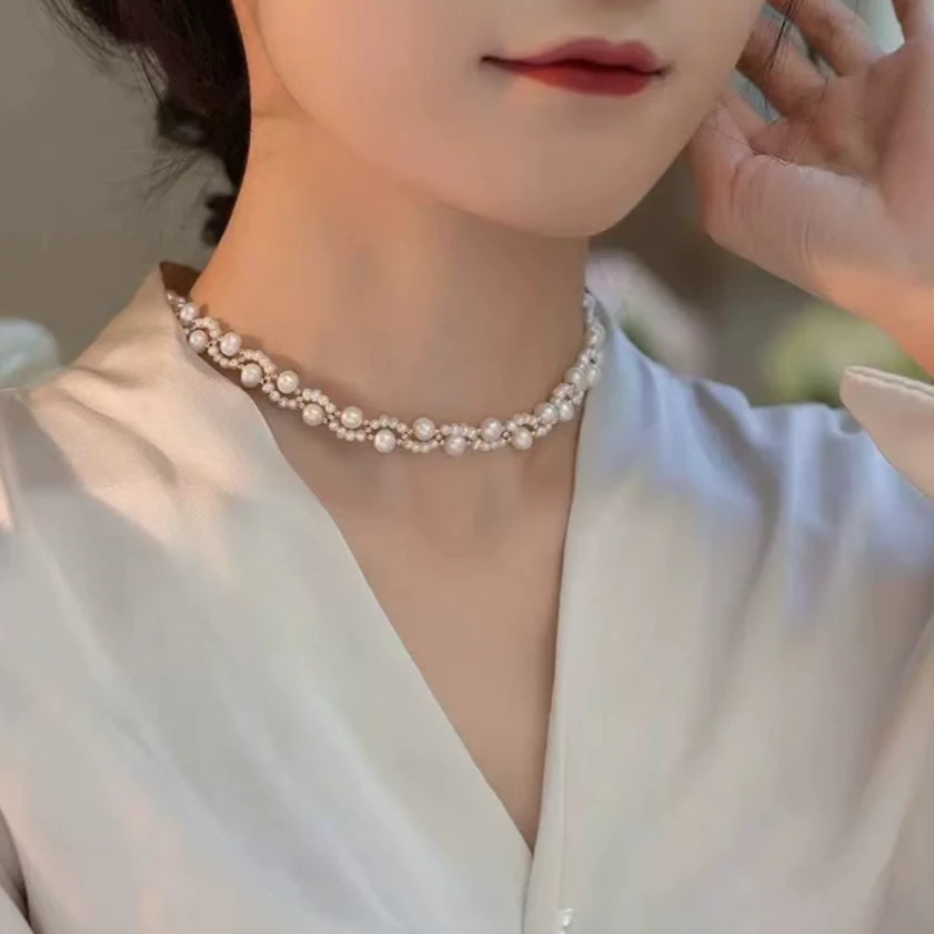钛钢项链 木木（ZF1017）43厘米 可爱猫爪珠珠项链设计感蛇骨链