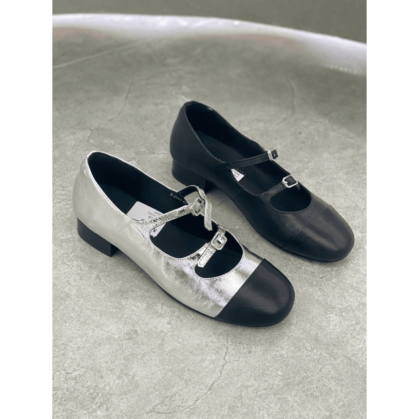 新品圆头玛丽珍时尚百搭舒适小单鞋女鞋3-2516