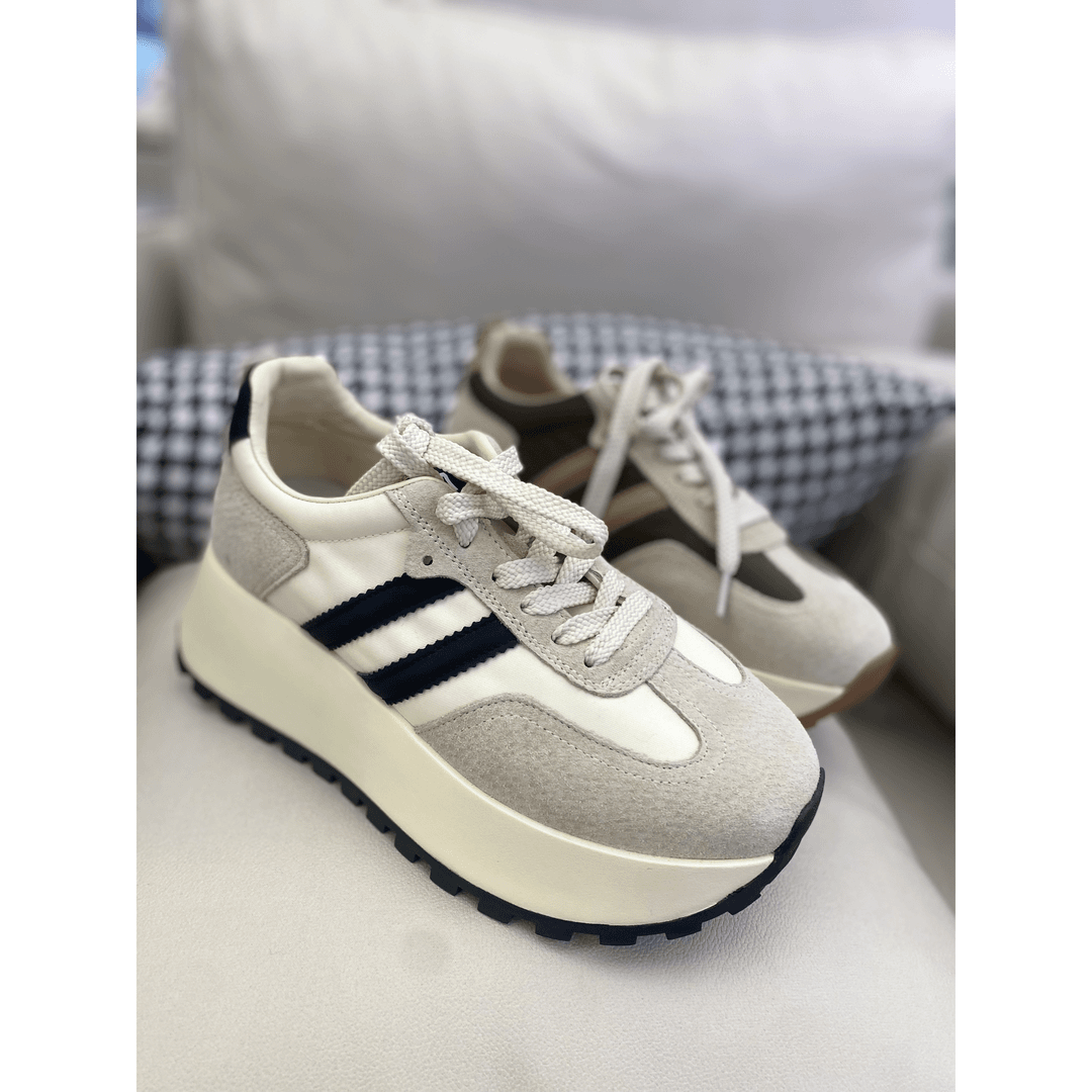 新品厚底时尚百搭德训鞋休闲鞋75-2100