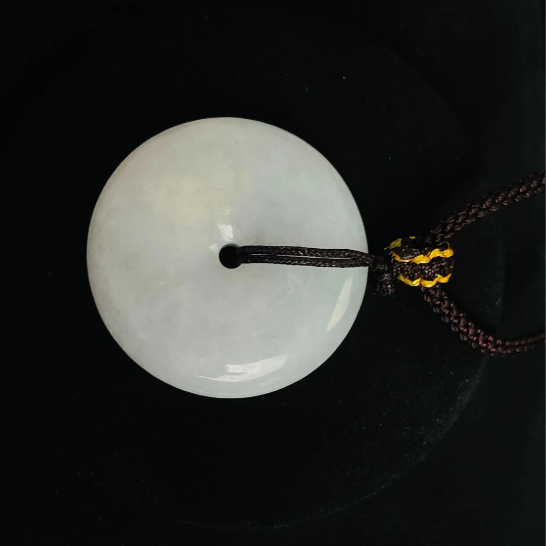 CY8152 天然缅料（A货）翡翠平安扣挂件 多样性发一