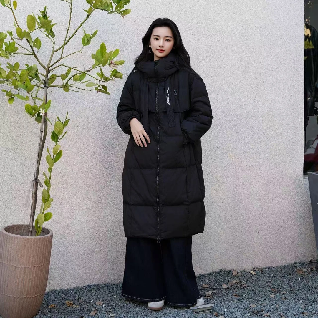 保罗菲蜜丽738款长款羽绒服