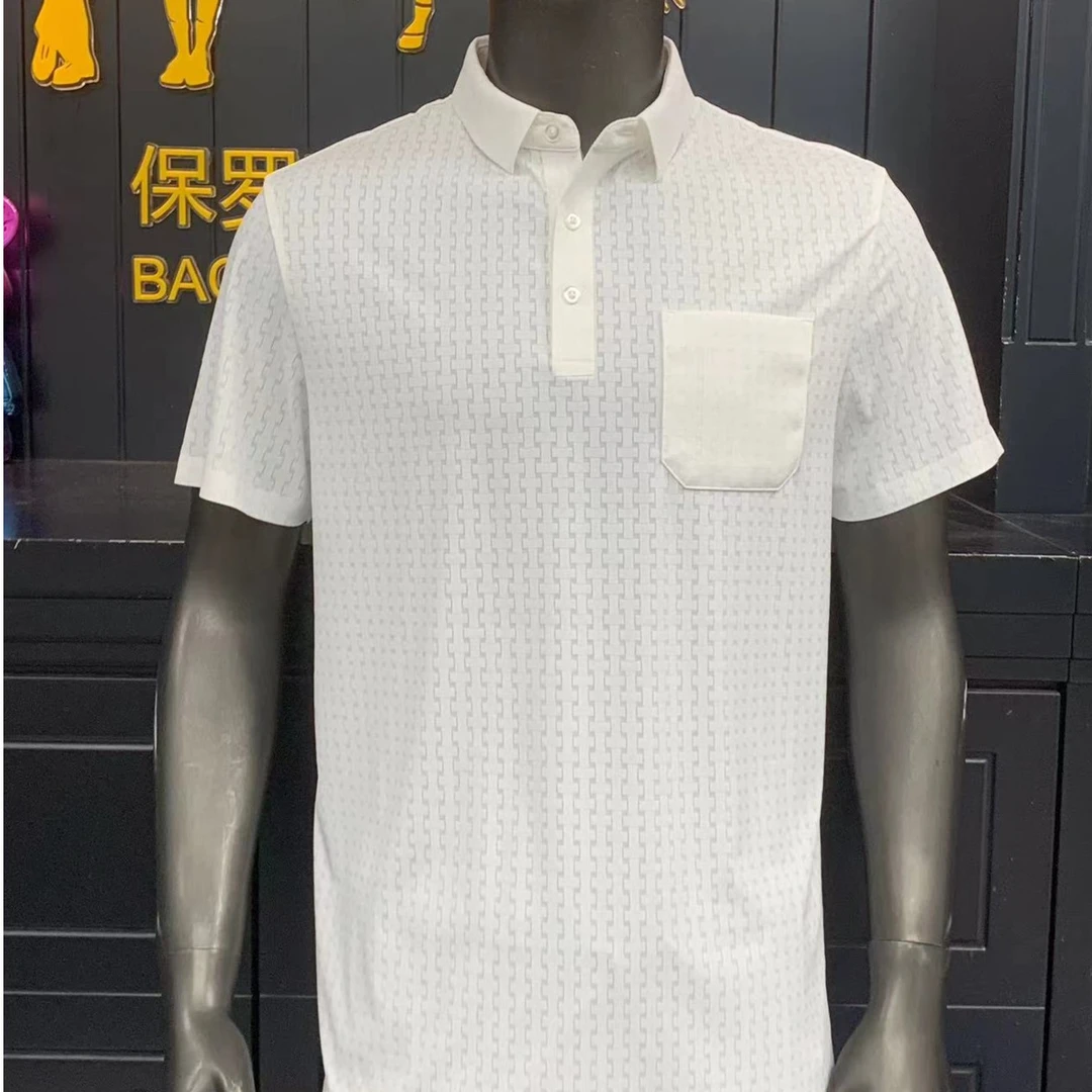 BAOLUOFEIMILI/保罗菲蜜丽6602款男士锦氨口袋款POLO衫