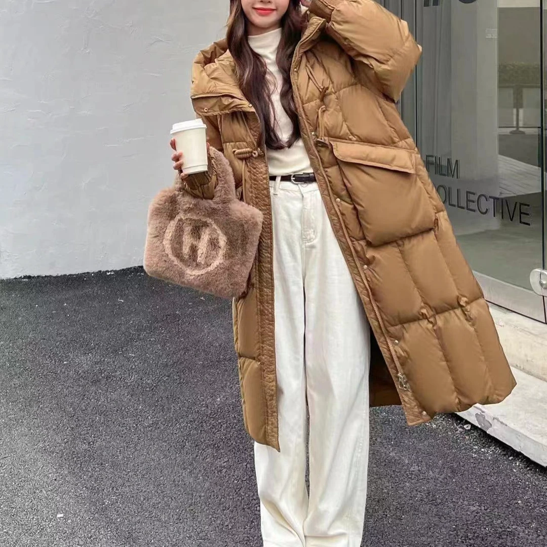BAOLUOFEIMILI/保罗菲蜜丽2406款秋冬新款长款羽绒服