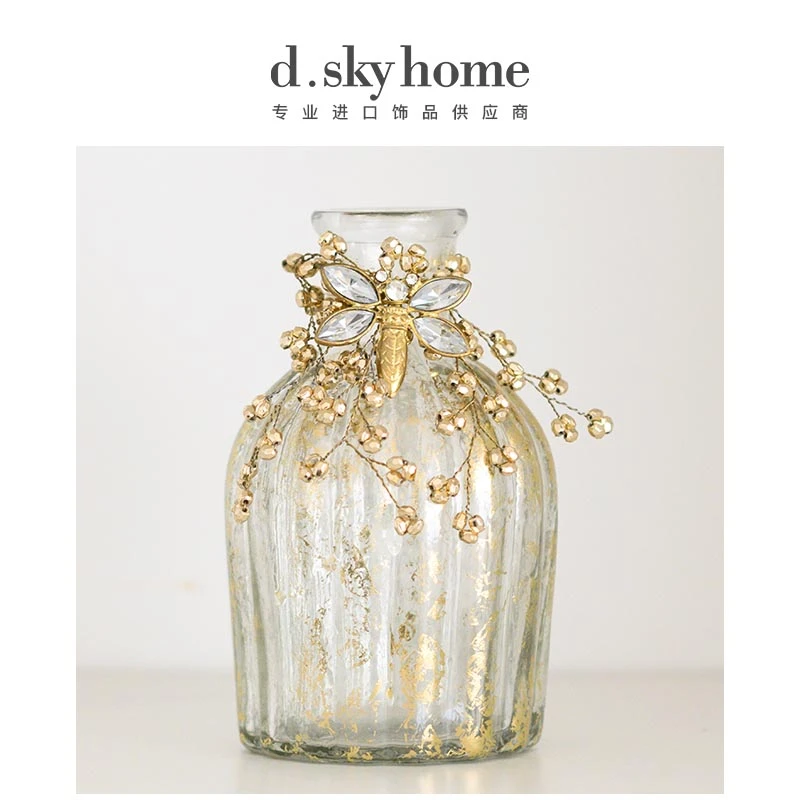 迪斯凯摆件-花瓶金色#DSK44554