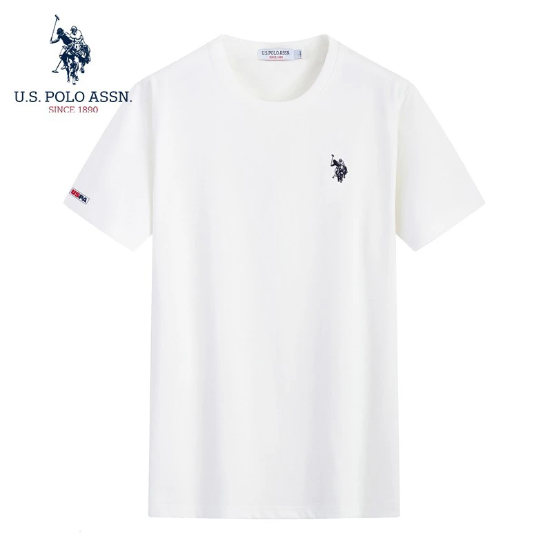 U.S.POLO ASSN. 2023新款经典小马刺绣T恤情侣短袖US23T9099