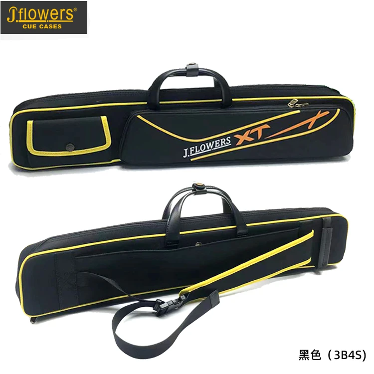 JF台球杆包7孔软包黑八九球大头杆筒1/2尼龙桌球杆袋杆桶用品配件