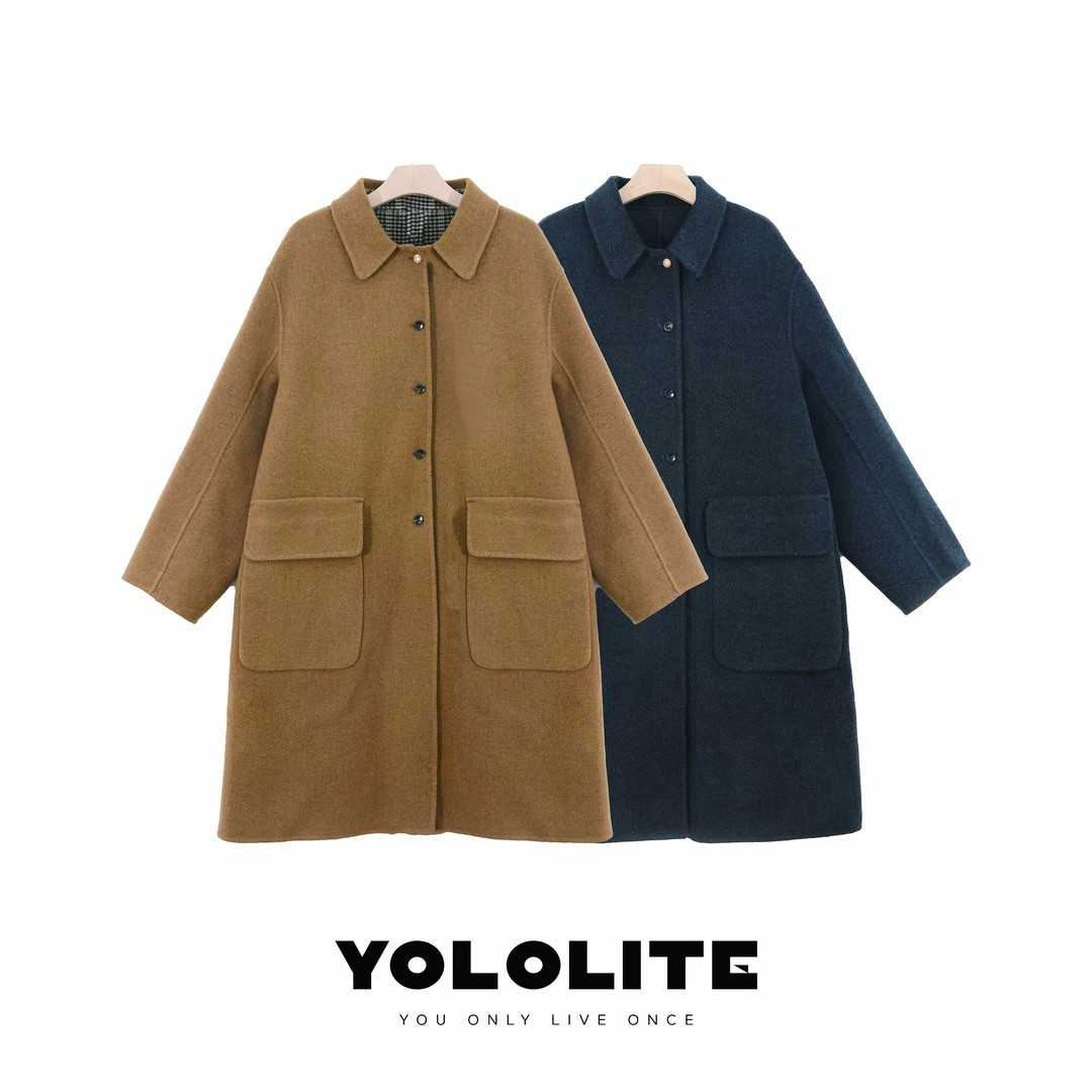 YOLOLITE【北境之冬】2264澳洲110支美丽诺长款羊绒大衣