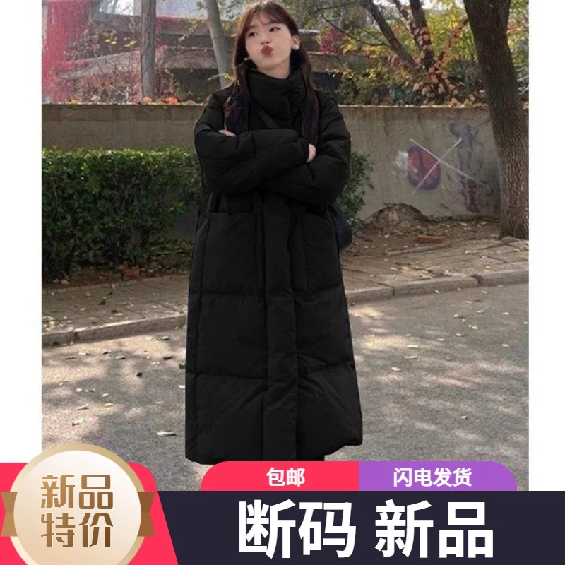 艾菜羽绒服新款爆款正品女士季外套衣袄长款面包户外运动冬款