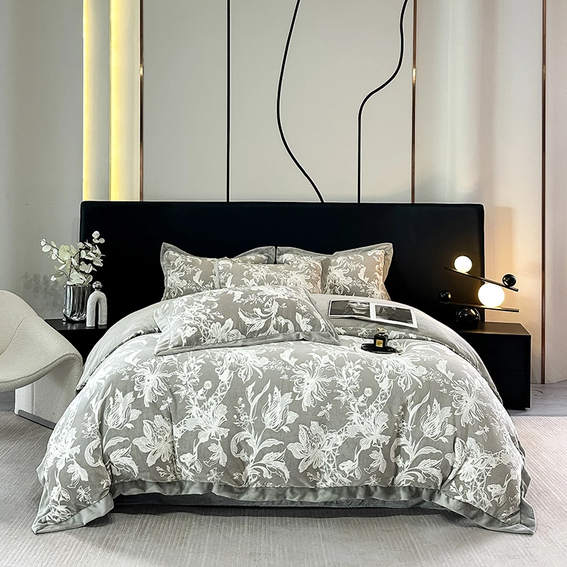 冬季 单被套 冬季保暖印花