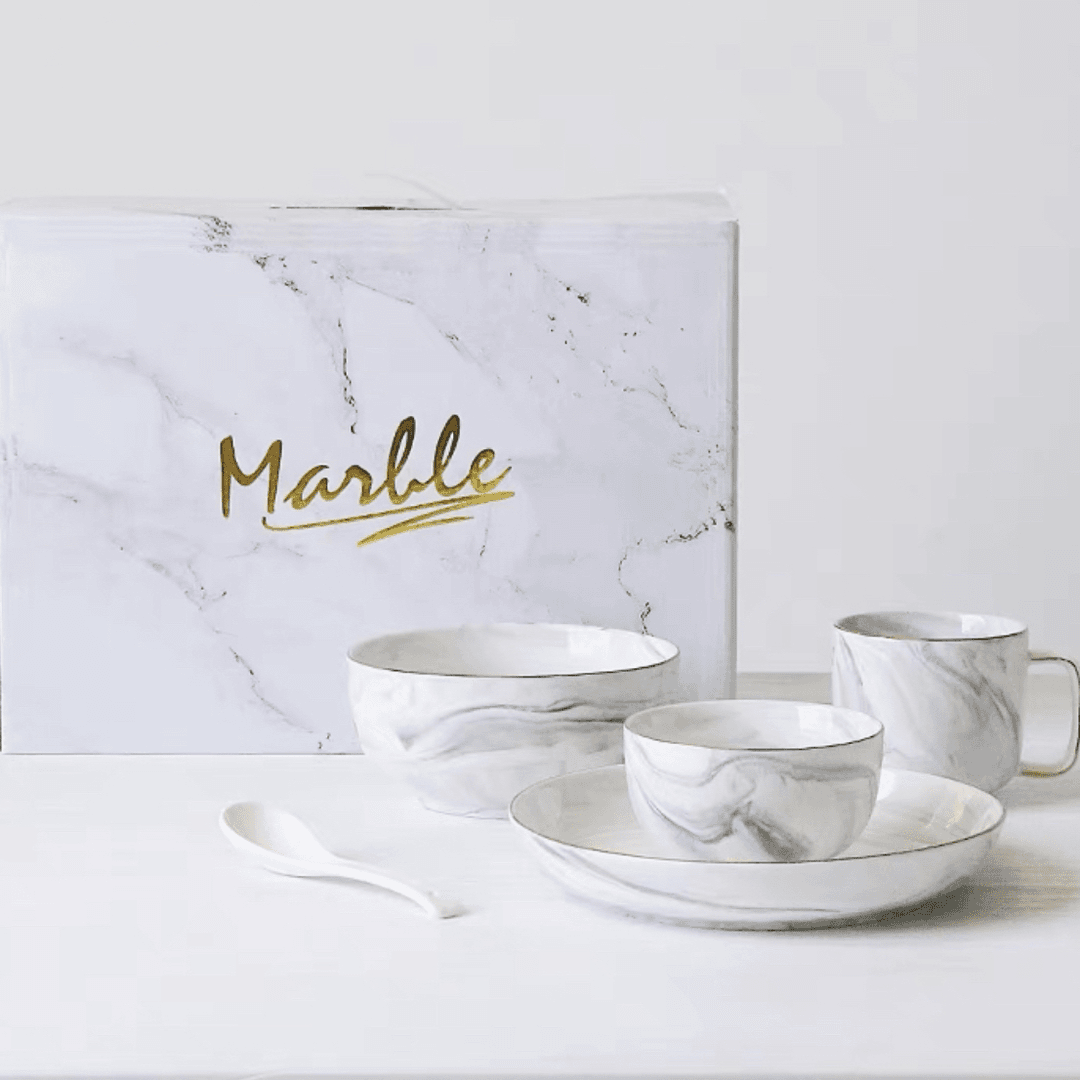 碗碟套装创意盘子饭碗组合轻奢餐具家用