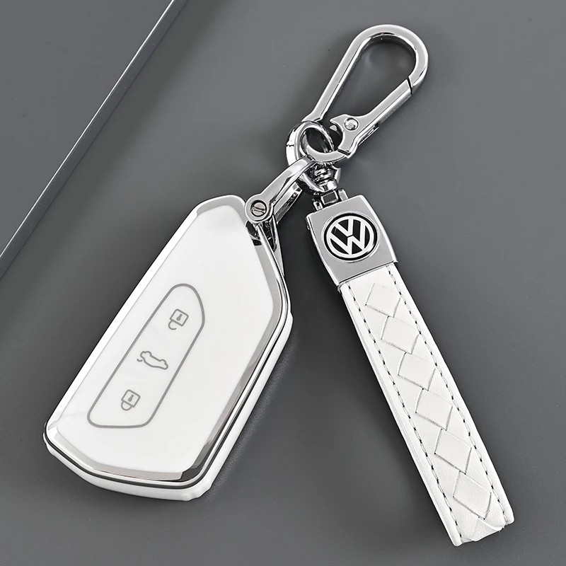 专用大众高尔夫8钥匙套凌渡l途昂x揽境id3扣id4x包id6汽车保护壳