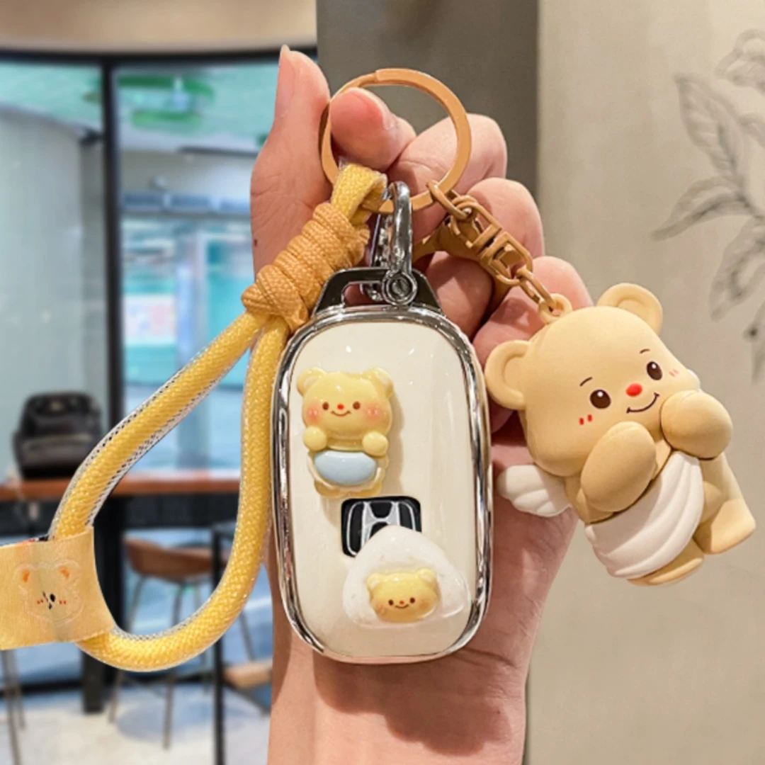 适用24款本田crv钥匙套皓影hrv缤智xrv英诗派十一代思域车壳扣女