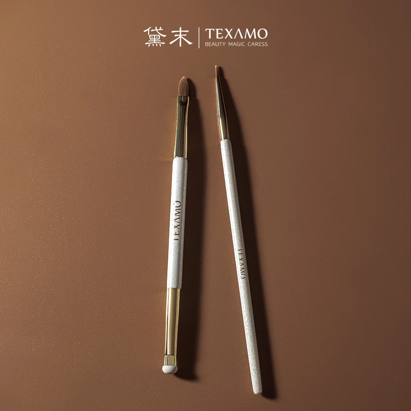 Texamo/黛末遮瑕刷扁头圆头细节遮痘印泪沟双头精细