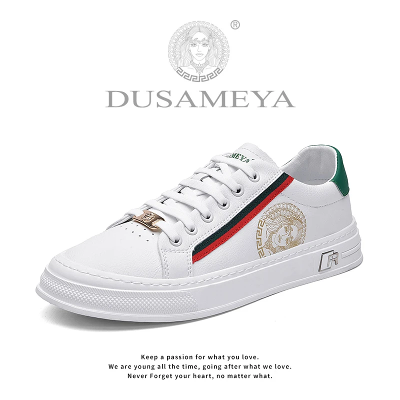 DUSAMEYA/杜莎米娅时尚轻奢潮流百搭休闲潮流定制板鞋D6656