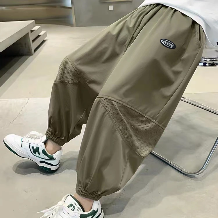 【丁达尔穿搭】吉鼎休闲裤薄款防蚊速干裤夏季中大童宽松儿童夏款