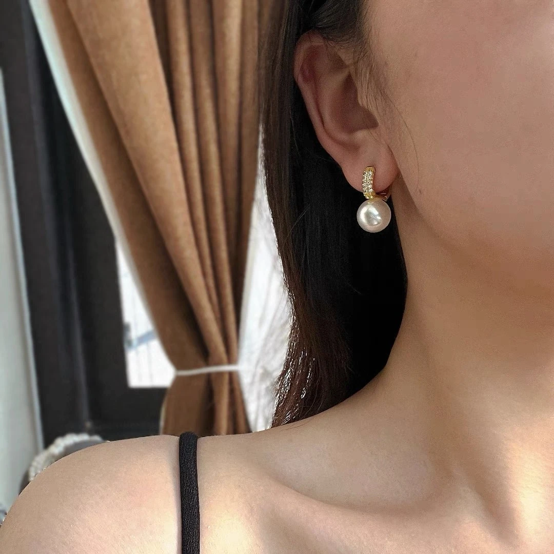 铜合金耳饰 【F10】气质轻奢百搭简约简约优雅精致网红设计师耳环