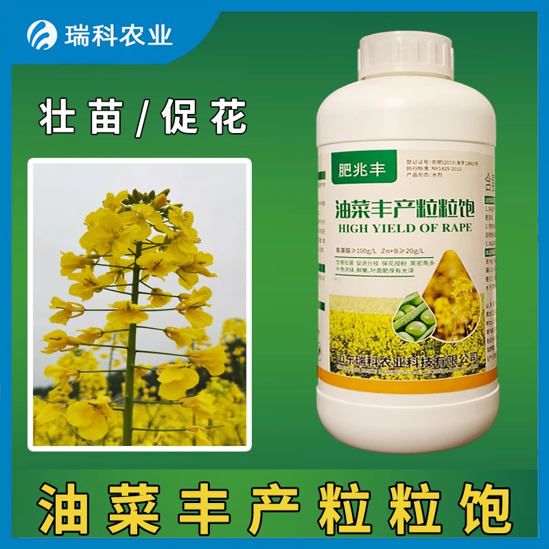 【油菜丰产粒粒饱】增产生根壮苗保花促荚增油绿叶氨基酸叶面肥