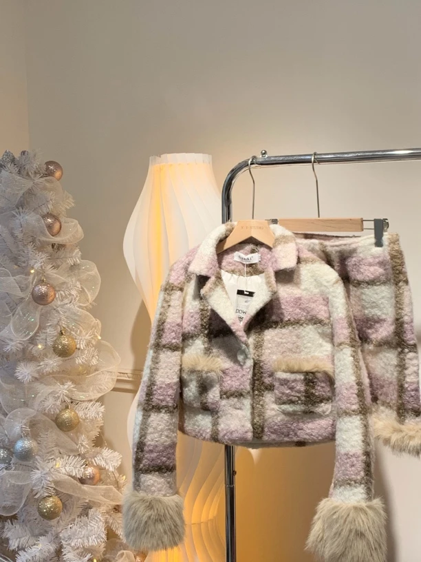 加绒套装韩版秋冬