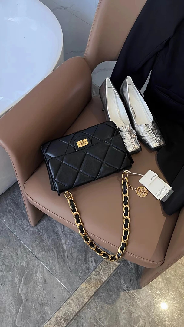 时尚设计气质百搭小众设计ins斜跨韩版洋气肩包潮流单肩菱格包包