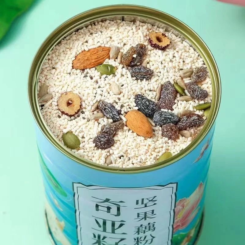 【送玻璃碗勺】冲泡美味水果坚果藕粉羹奇亚籽红枣银耳早餐冲饮即