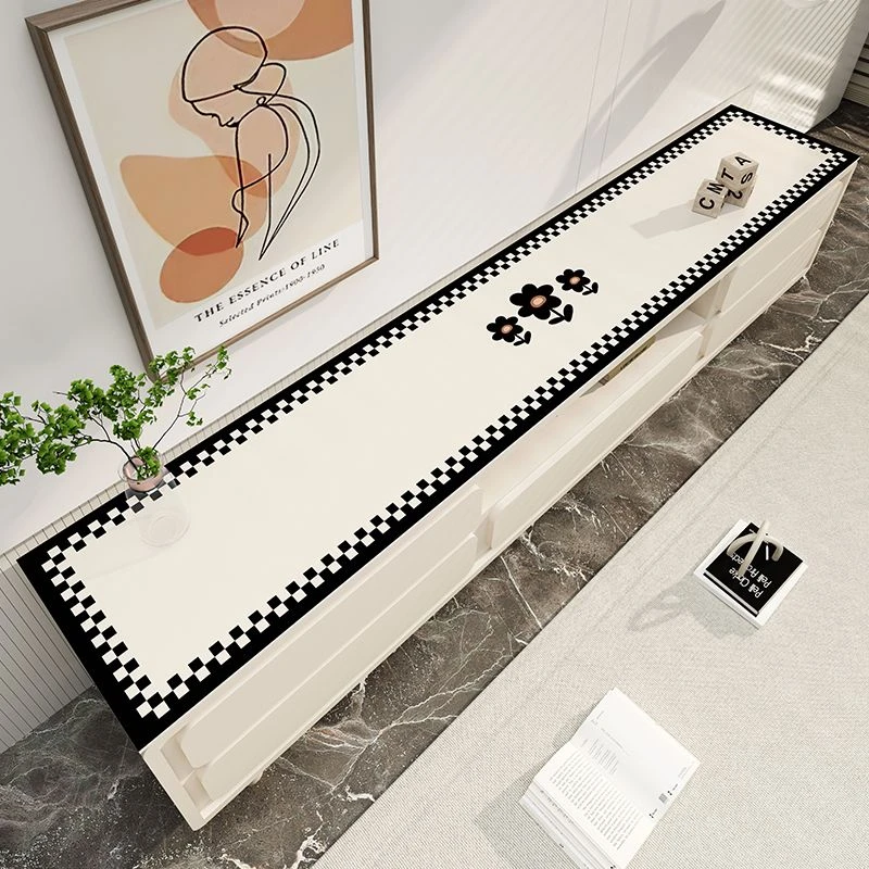 简约茶几桌布电视柜桌垫防水卧室免洗防烫皮革餐边柜鞋柜台面垫子