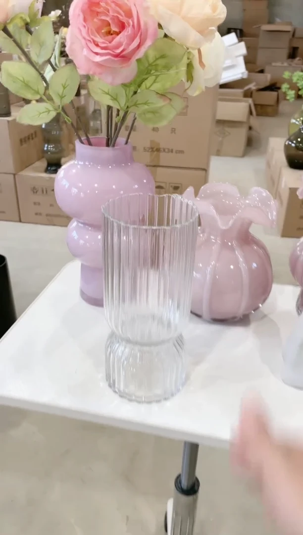 【闪购商品】竖纹透明膜高脚