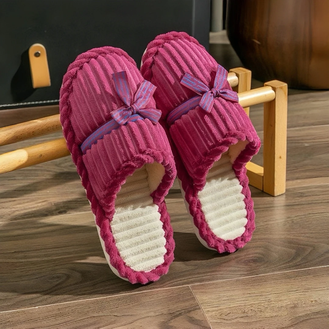 情侣棉拖鞋冬季保暖家用日常百搭简约休闲加厚冬天棉鞋季男女挡风