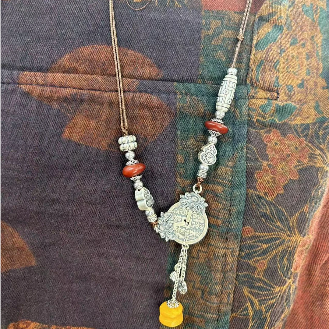 丽子原创 民族古女士925百搭 配件