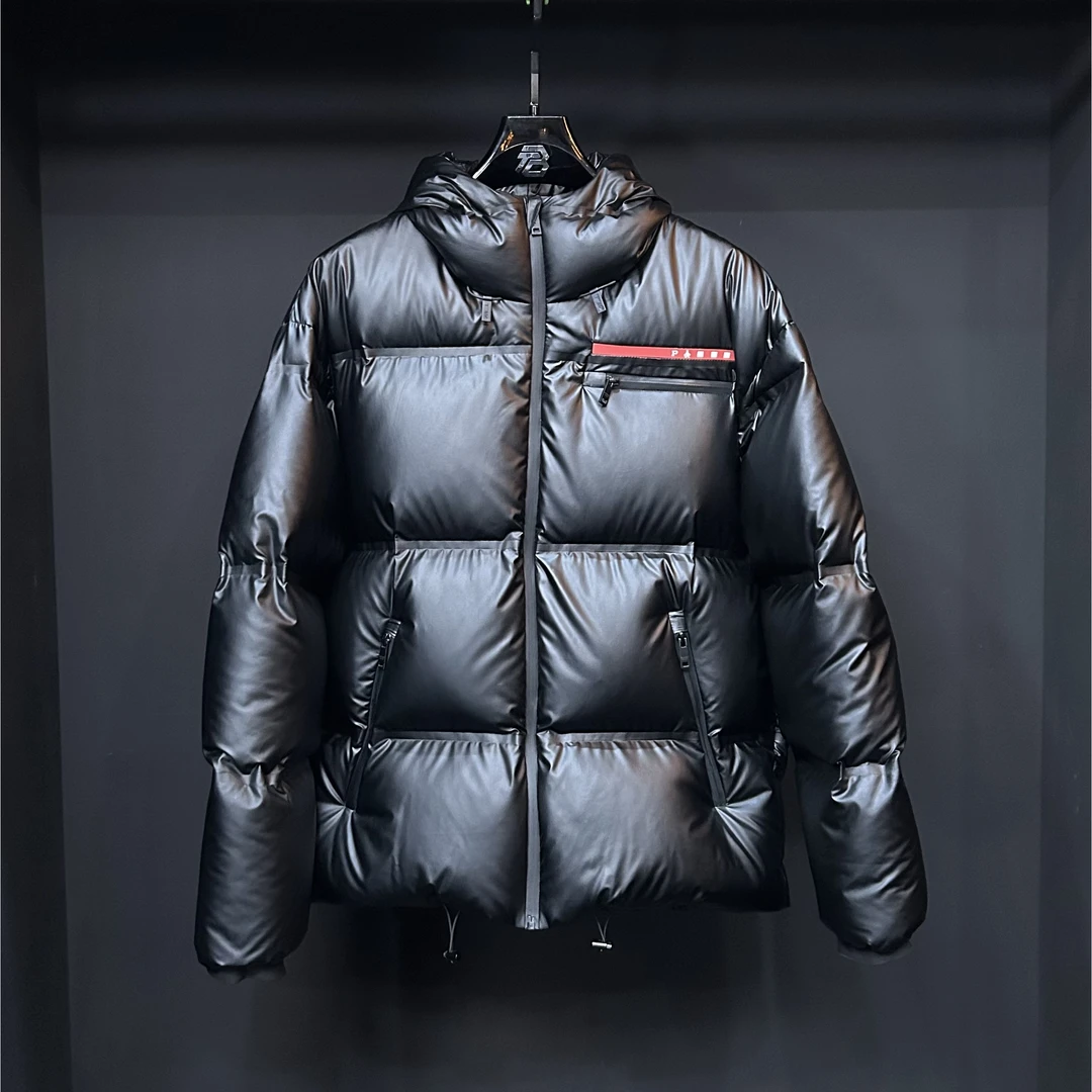 「G1980」 “90白鸭绒” 连帽加厚保暖冬季羽绒服设计款休闲宽松