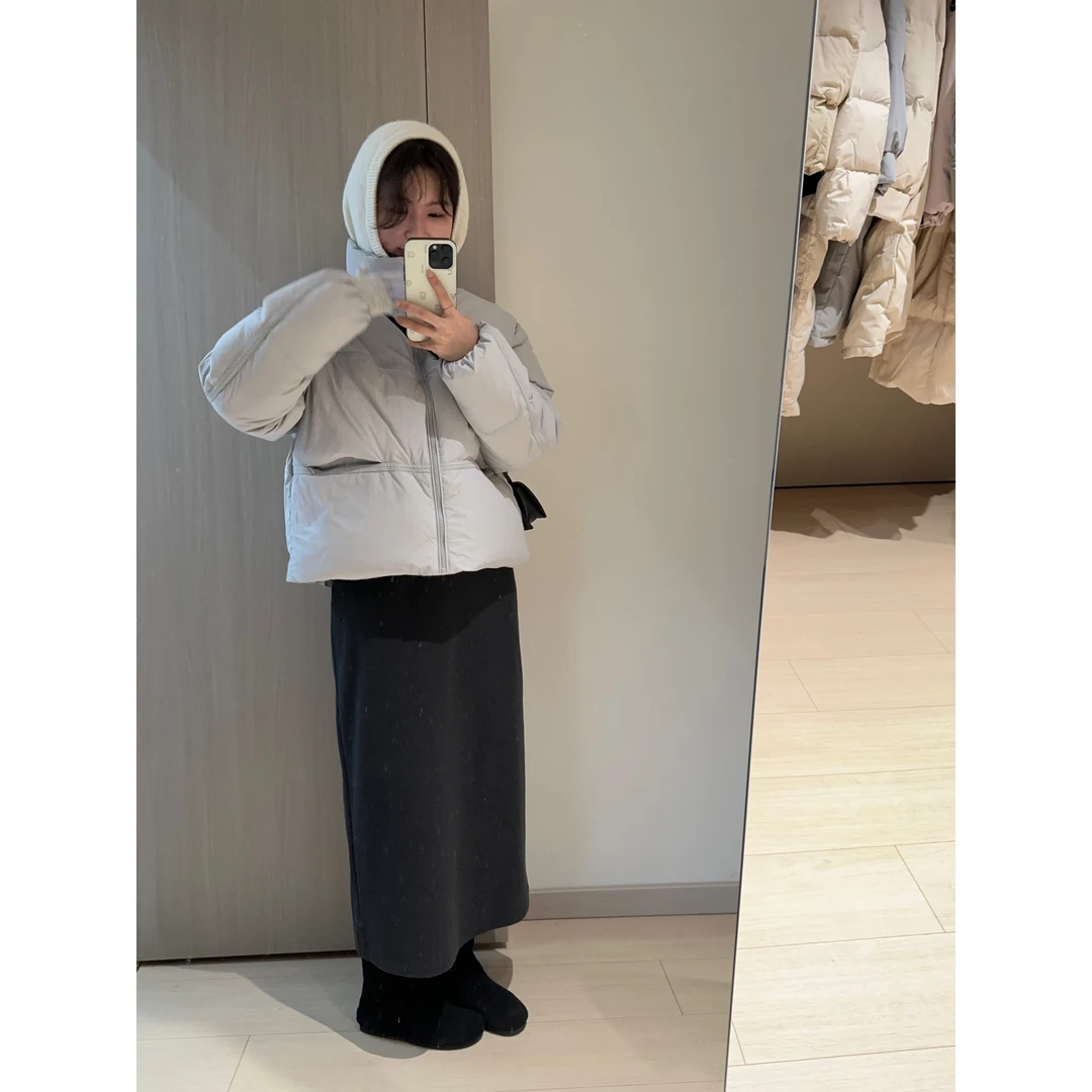 【立领编织羽绒服】新国标90羽绒服