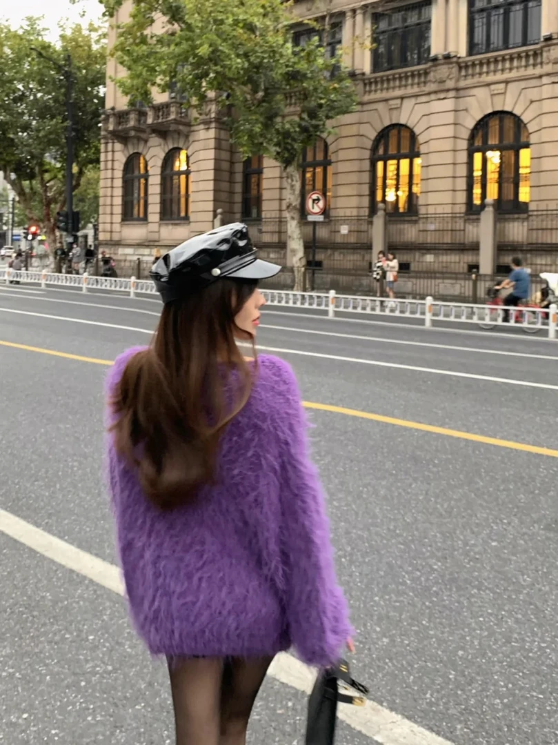 HUIHUI 001-100显瘦气质网红轻奢时尚百搭秋冬款显瘦毛衣