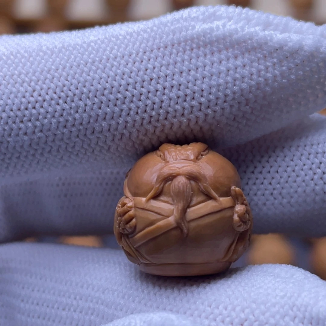 猴头核桃吊坠道士金蟾