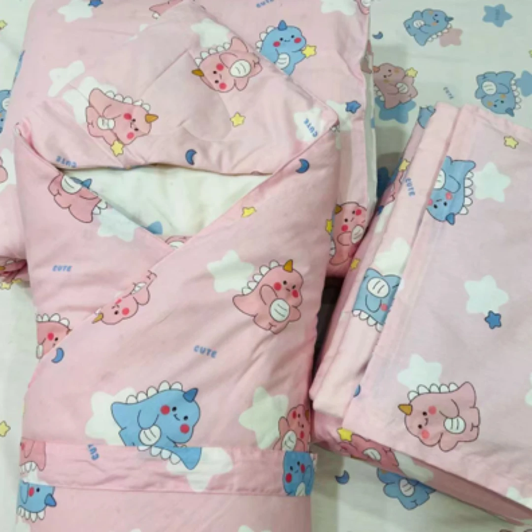 纯棉粉色龙宝宝待产包