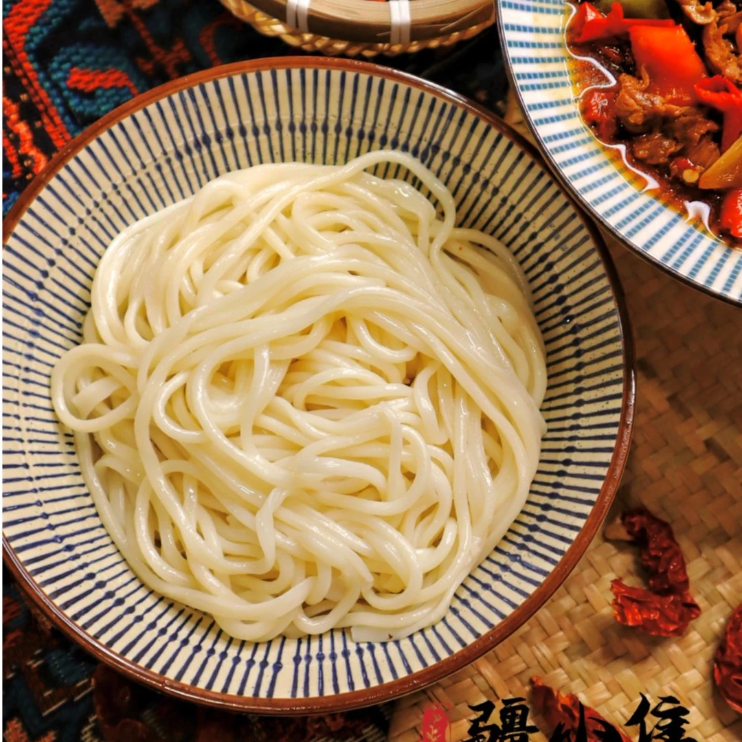 【到手5包】疆小集新疆手工拉面新疆奇台面粉劲道爽滑有韧性手工鲜面
