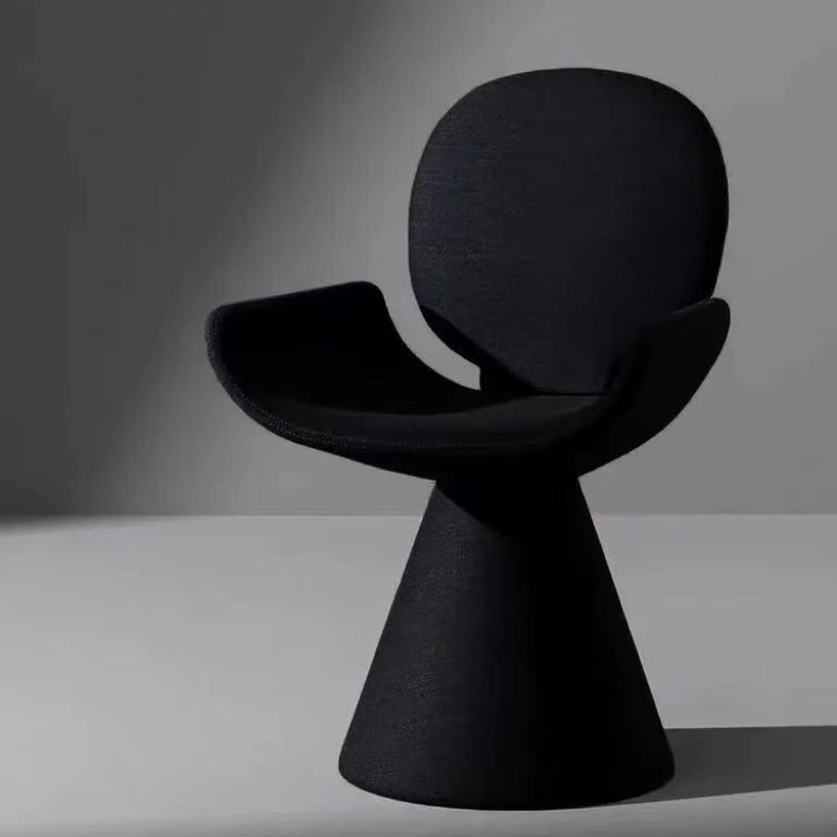 居家日用极简可旋转化妆椅轻奢高级感梳妆凳卧室带靠背