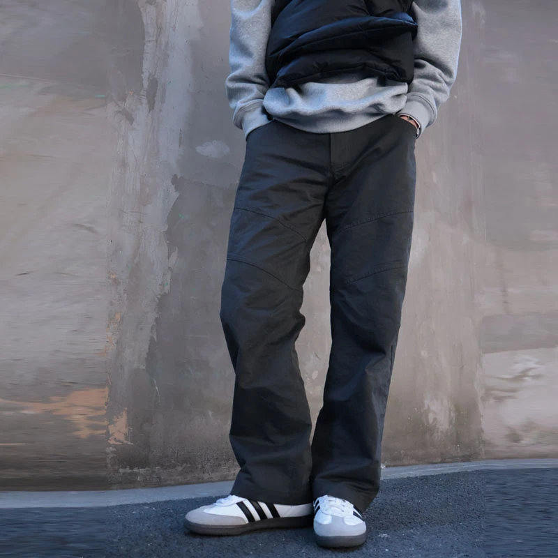 【AU 休闲裤】美式工装伐木裤vibe风高街水洗直筒宽松运动休闲长裤