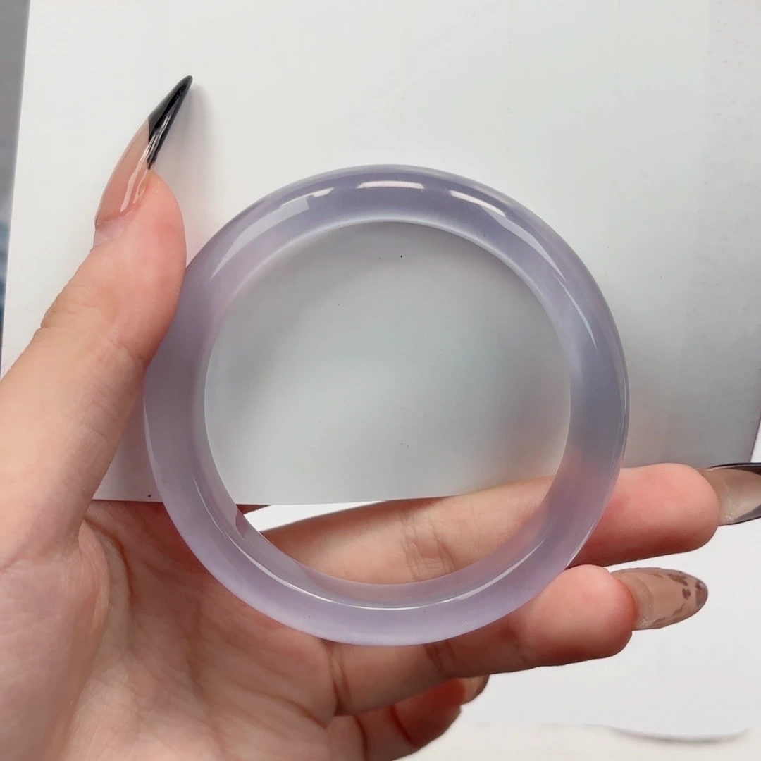 冰紫色手镯62-63圈口