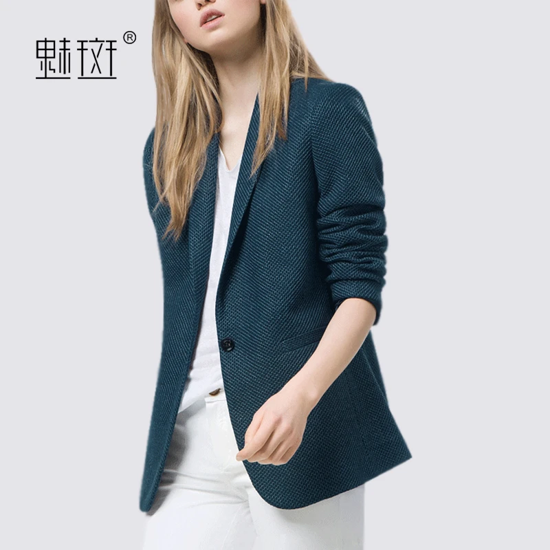 魅斑小西装外套2025春季新款女时尚ol职业休闲小个子修身西服上衣