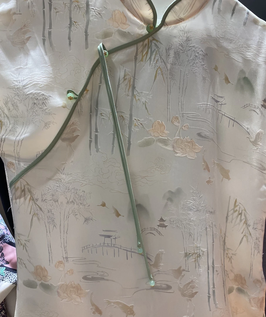 【秀秀定制】《江南水乡》2024新中式气质时尚百搭短袖0880