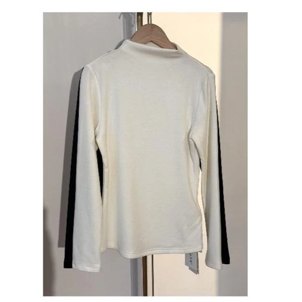 《ELFBOX》中领半高领纯色打底衫秋加绒内搭通勤上衣双面保暖2786