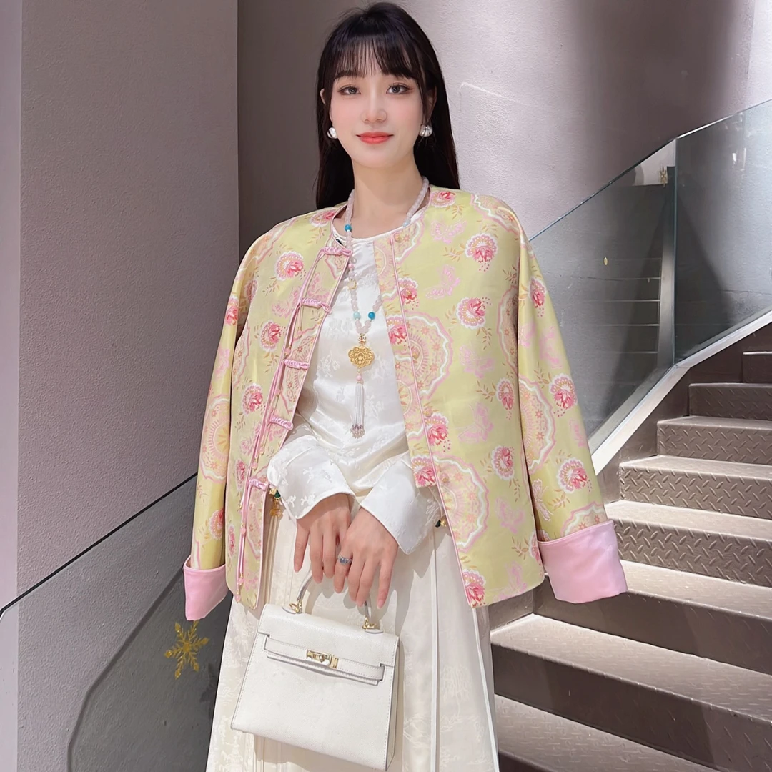 《ELFBOX》《扶苏》时尚国风新中式休闲气质百搭设计感日常外套7330