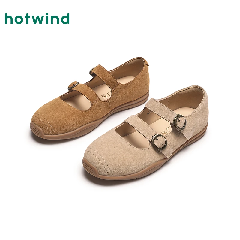 热风商场女鞋低帮单鞋秋冬保暖【双11返场】新款H36W25109