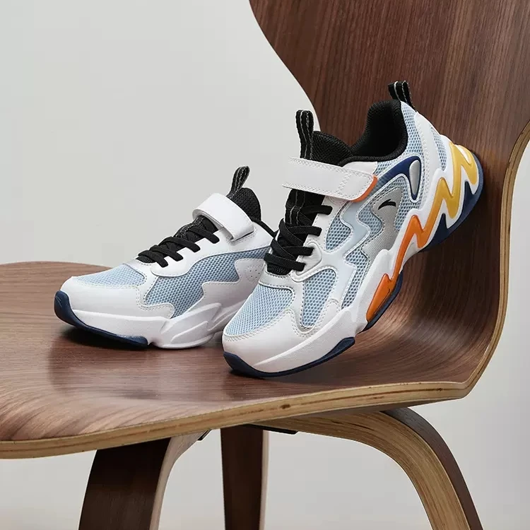 【涂鸦】安踏儿童男大童潮流25春季新款防滑运动鞋童鞋312438805-YH