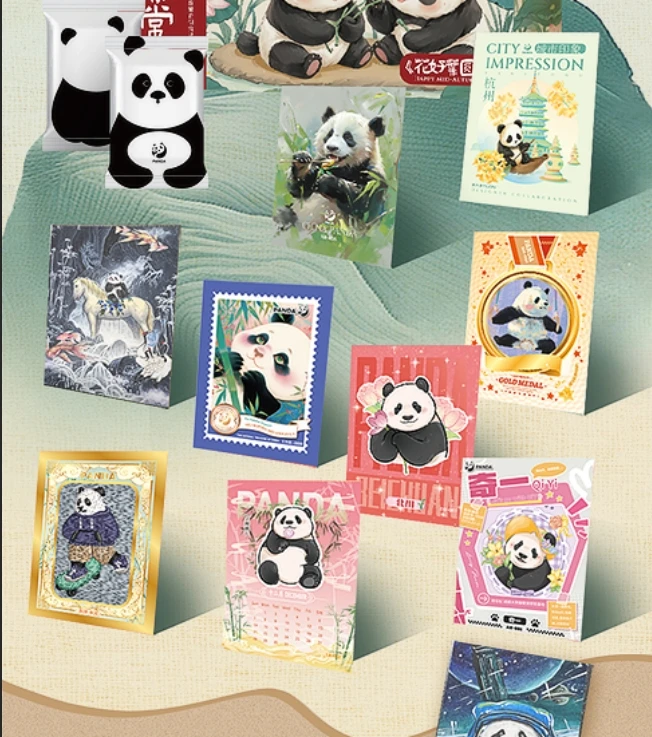 【拆盒】巴比伦正版授权熊猫典藏卡 花好叶圆系列 动漫收藏卡牌周边