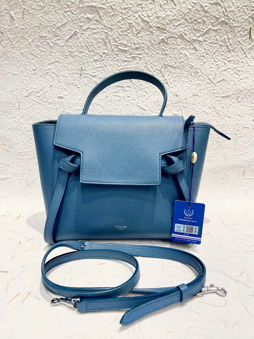 95新 Celine/思琳 115616 瑟琳celine鲶鱼包nano 底长20cm