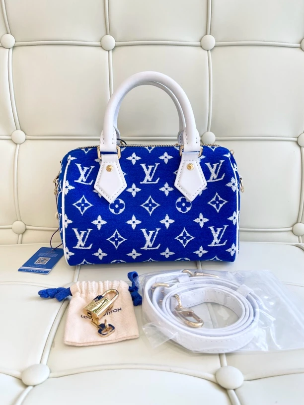 99新 LouisVuitton/路易威登 116181 LV speedy20网球限定 手提包