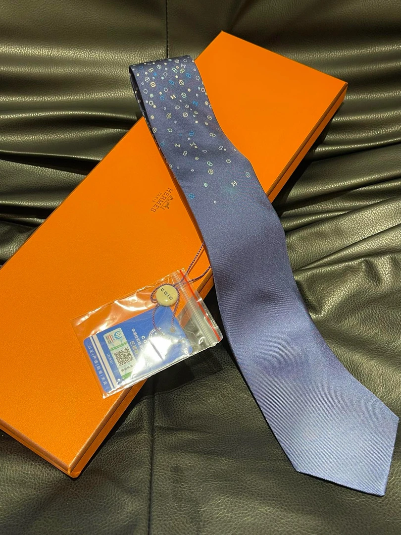 95新 Hermes/爱马仕 116577 爱马仕领带