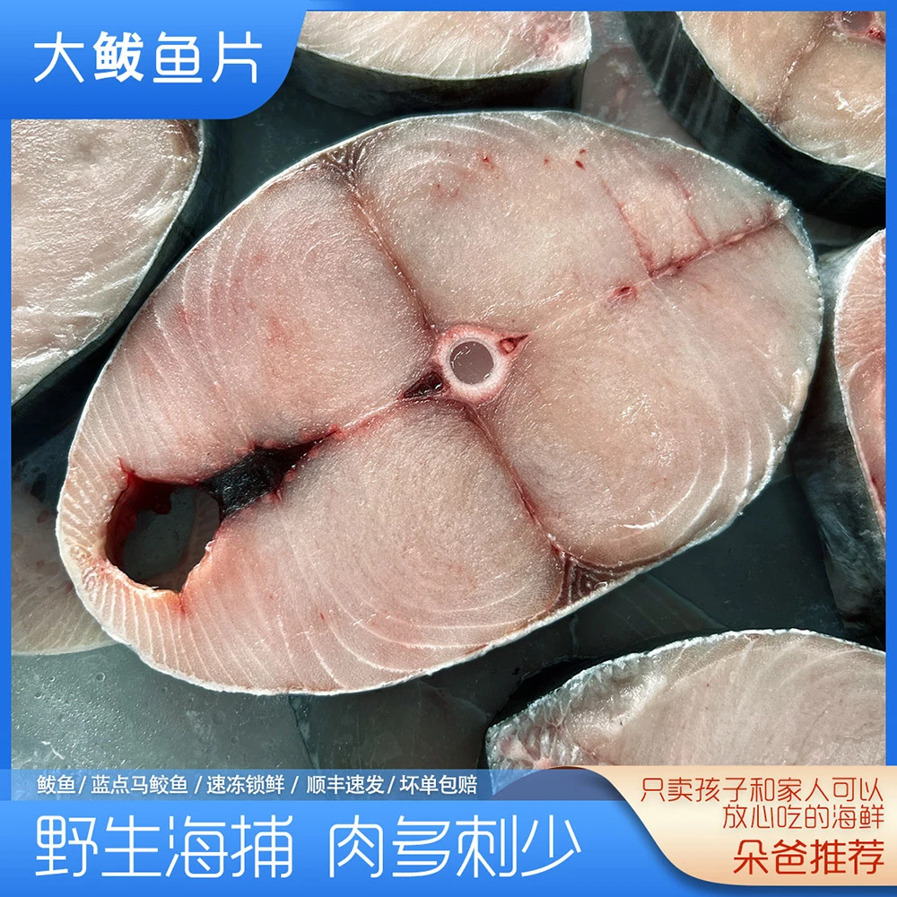 大号野生海捕鲅鱼切片 去头去脏 日照顺丰发货 净重3斤【朵爸优选】