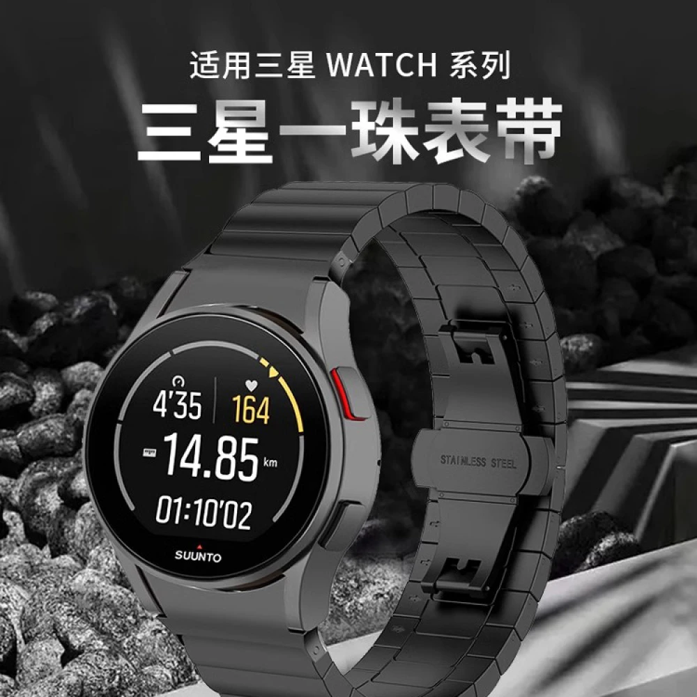 适用三星Galaxy watch6/5/5pro官方同款保时捷钢带表带精钢系列