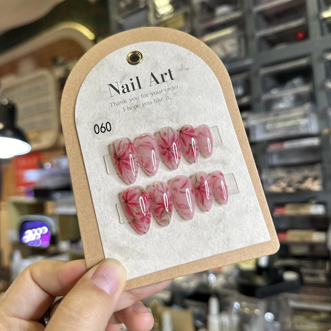 088蝈蝈手工穿戴美甲（备注尺码和甲型）  10片装